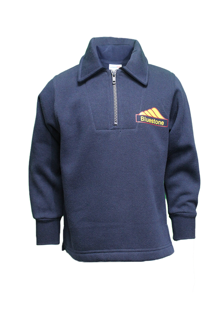 Bluestone School Zip Sweater Navy