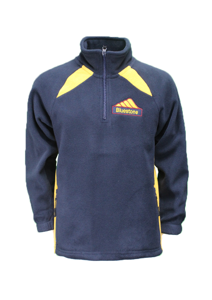 Bluestone School Fleece Navy/Gold